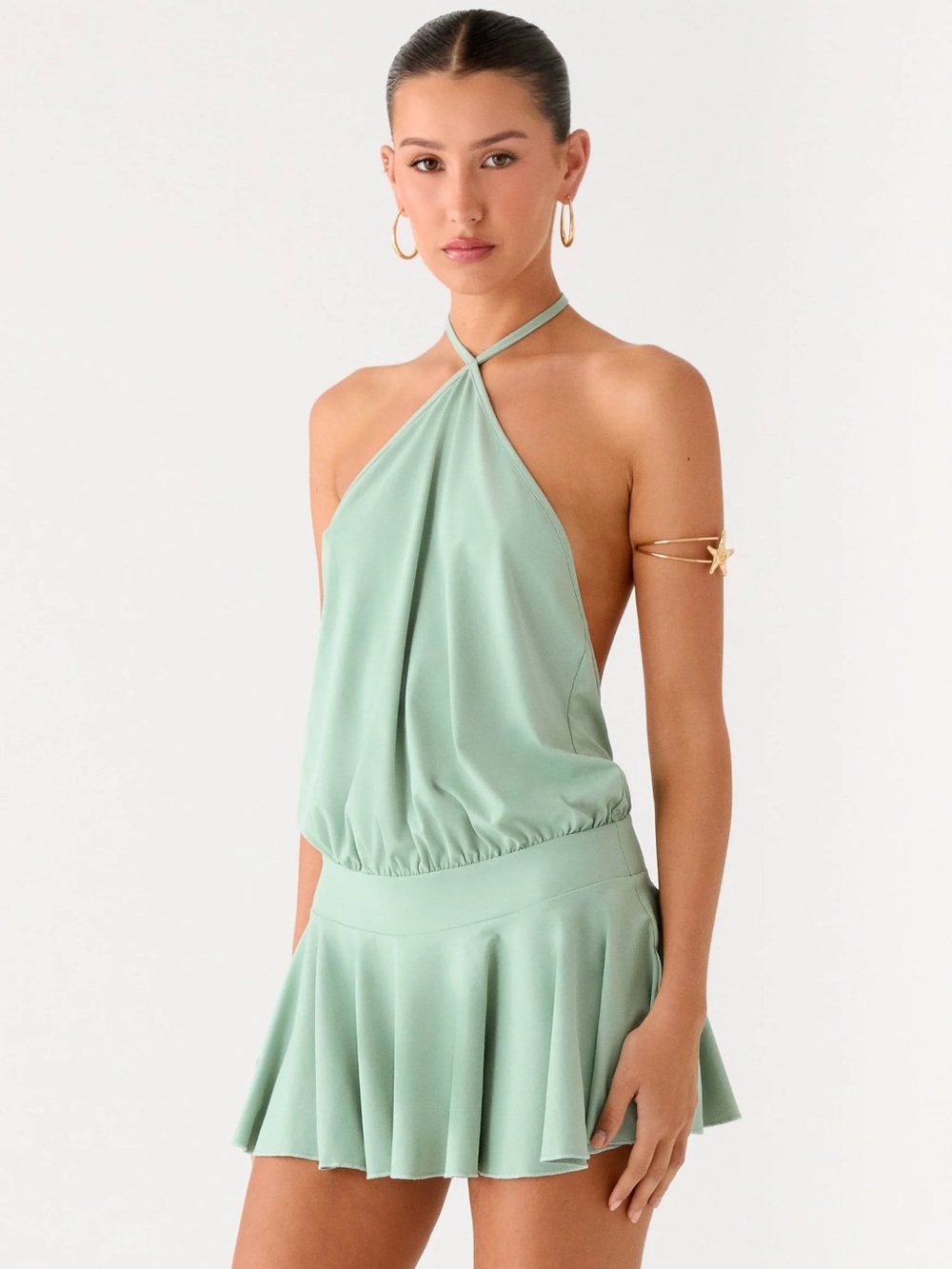 Peppermayo Halter Neck Mini Dress
